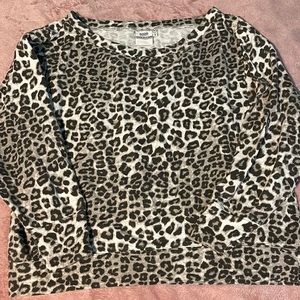 Good American Cheetah Print Pullover